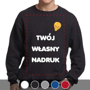 Bluza klasyczna z własnym nadrukiem