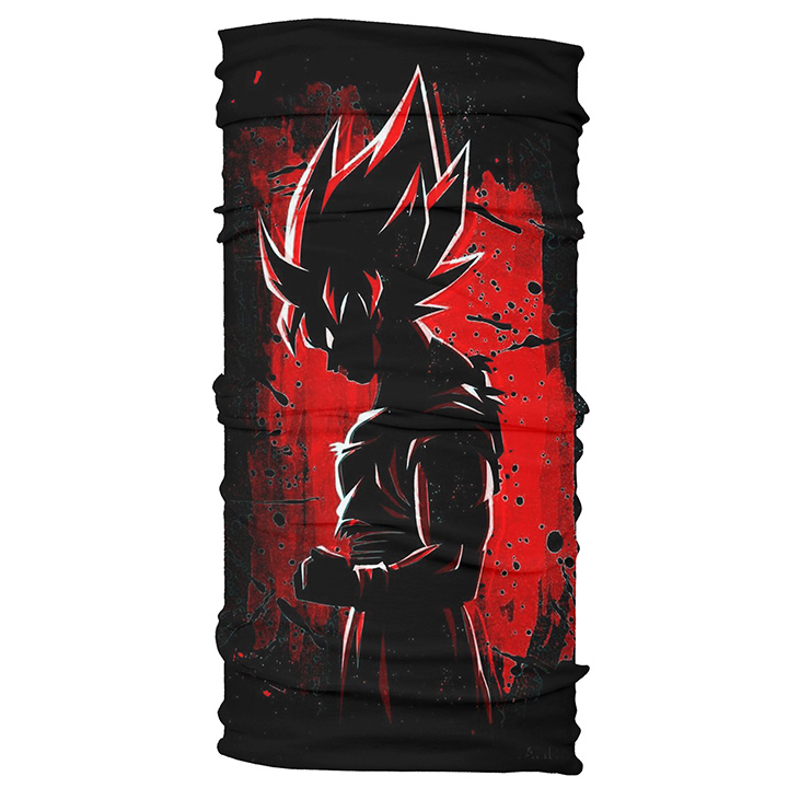 Komin bandana z nadrukiem DRAGON BALL GOKU RED