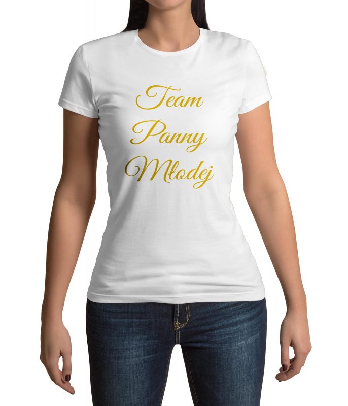 Koszulka damska TEAM PANNY MŁODEJ na wieczór panieński