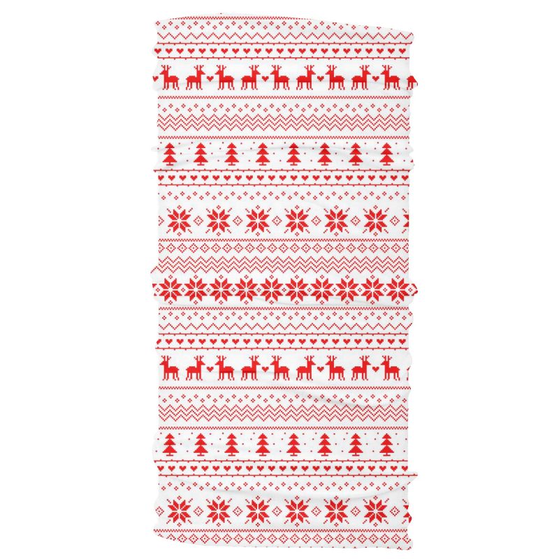 Komin bandana z motywem świątecznym