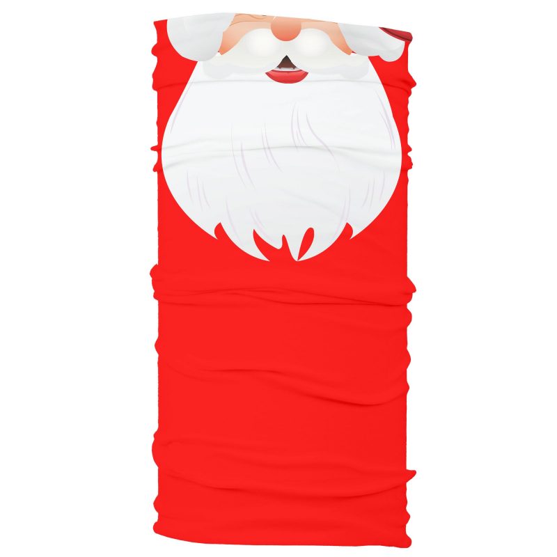 Komin bandana z nadrukiem Mikołaj wz.2