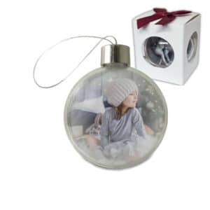 Bombka z własnym zdjęciem + pudełko