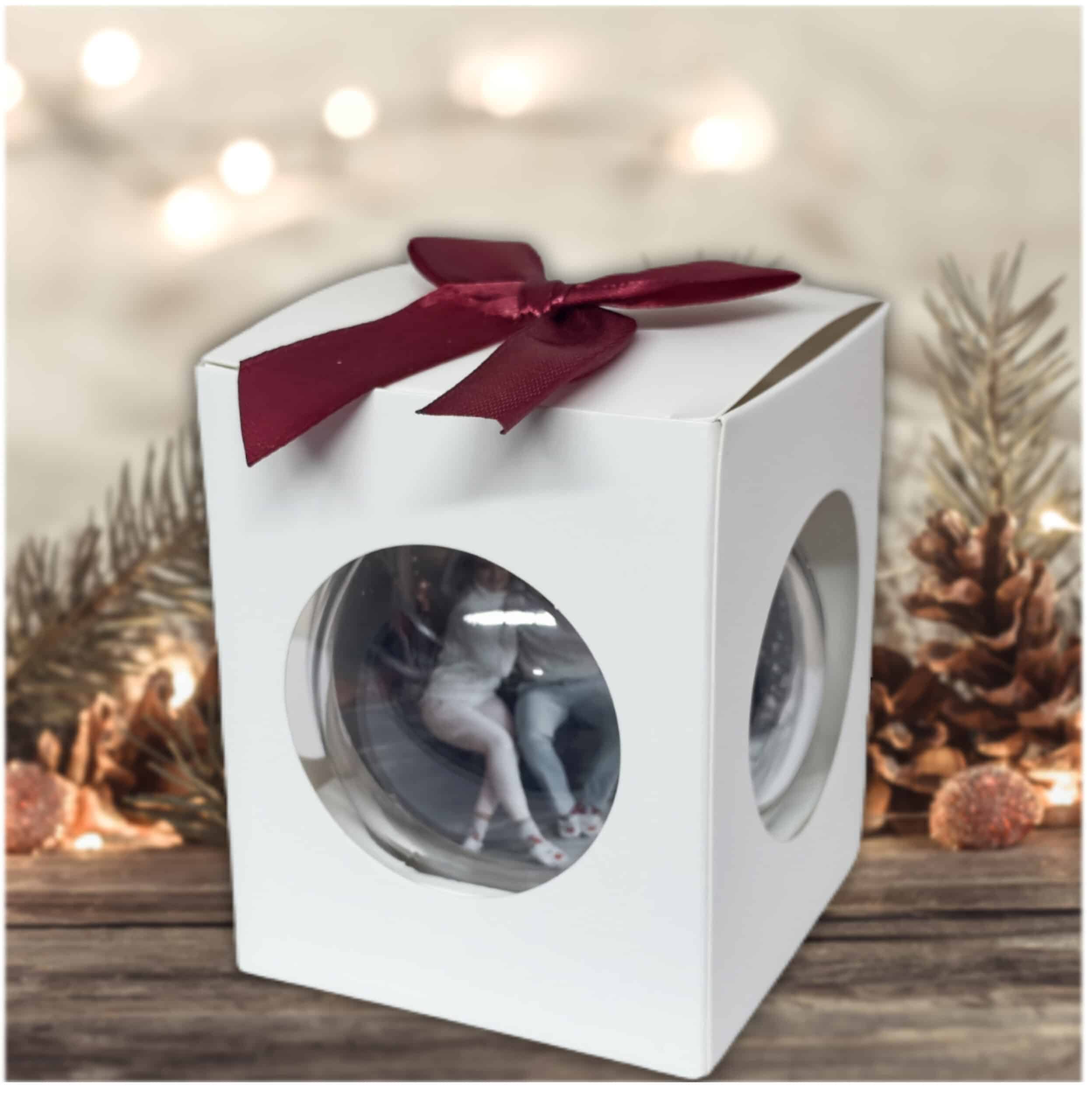 Bombka z własnym zdjęciem + pudełko - obrazek 2